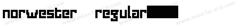 norwester regular字体转换